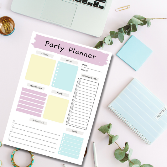 Printable Party Planner